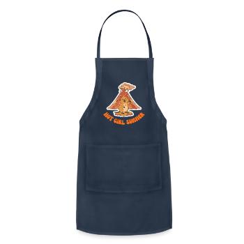 Volcano Cub Quokka Lava Burst - Adjustable Apron - navy - Front - Julia (174cm)