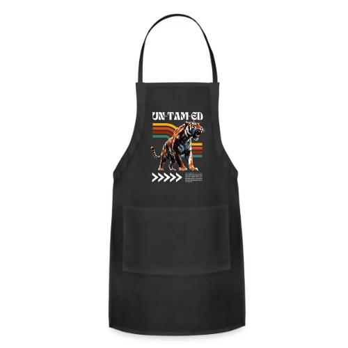Unleash Your Wild Side: Fierce Tiger Print Design - Adjustable Apron