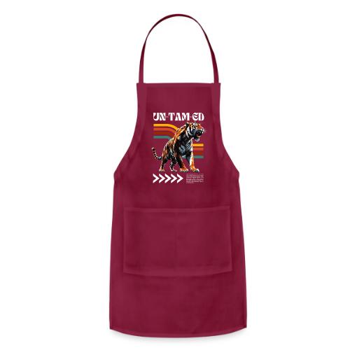 Unleash Your Wild Side: Fierce Tiger Print Design - Adjustable Apron