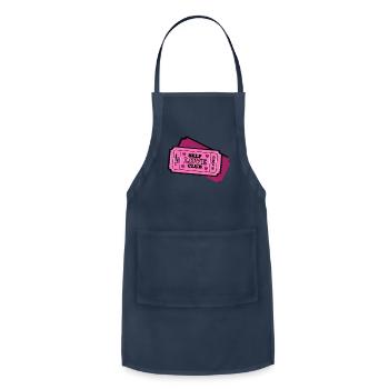 Self-Love Empowerment Ticket - Adjustable Apron - navy - Front - Julia (174cm)