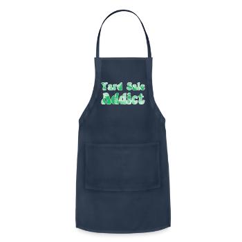 Yard Sale Addict green camo - Adjustable Apron - navy - Front - Julia (174cm)