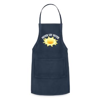 never say never design - Adjustable Apron - navy - Front - Julia (174cm)