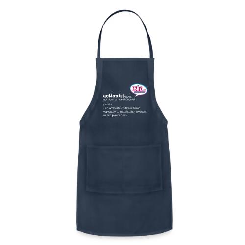 Actionist white ink - Adjustable Apron