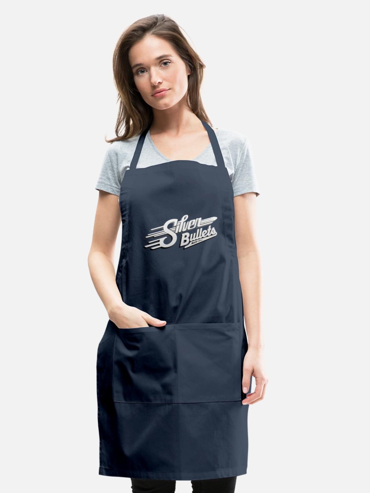 Silver Bullets Softball - Adjustable Apron - navy - Front - Julia (174cm)