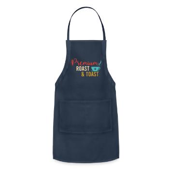 Premium Roast & Toast - Adjustable Apron - navy - Front - Julia (174cm)