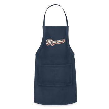 Mamaw Rainbow - Adjustable Apron - navy - Front - Julia (174cm)