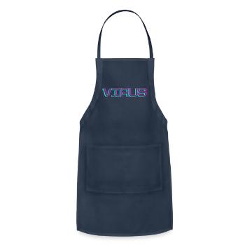 DRAMAtical Murder - Virus - Adjustable Apron - navy - Front - Julia (174cm)