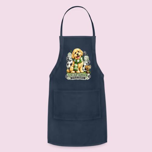 Soccer Season With My Doodle Goldendoodle Dog - Adjustable Apron