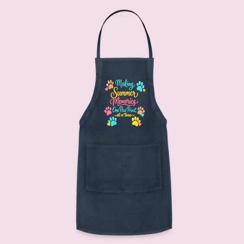 Making Summer Memories Faux Embroidery - Adjustable Apron