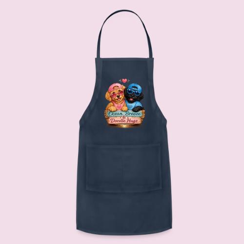 Ocean Breeze & Doodle Hugs - Adjustable Apron