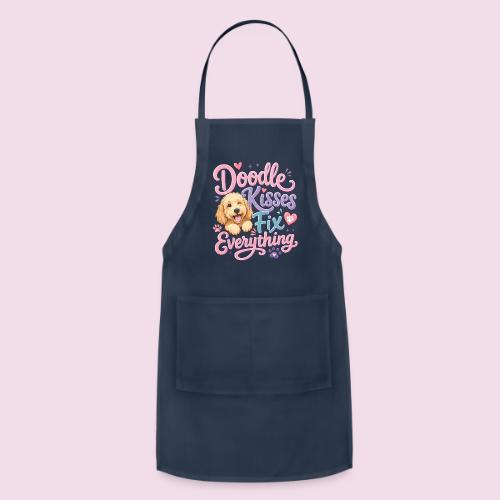 Doodle Kisses Fix Everything Dog Lover Gift - Adjustable Apron