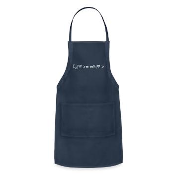 Angular Momentum Z Component Eigenvalue Quantum - Adjustable Apron - navy - Front - Julia (174cm)