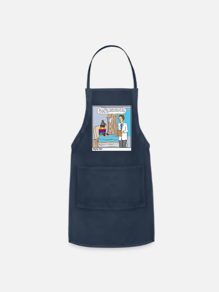 Way Out There - Adjustable Apron - navy