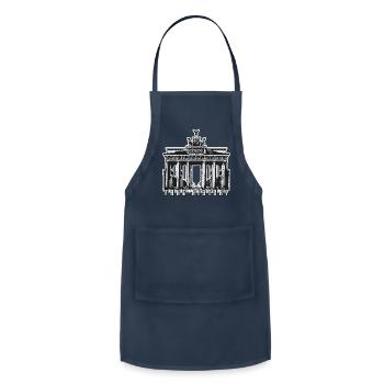 Fake History - Colonial Architecture - Adjustable Apron - navy - Front - Julia (174cm)