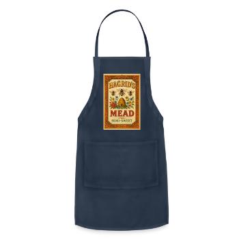  Mead Vintage Label - Adjustable Apron - navy - Front - Julia (174cm)