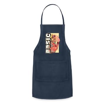 skull basic - Adjustable Apron - navy - Front - Julia (174cm)