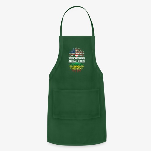 American Grown With African Roots T-Shirt - Adjustable Apron