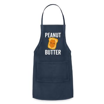 Peanut Butter - Adjustable Apron - navy - Front - Julia (174cm)
