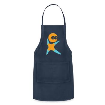 Gymnastic Action Funny - Adjustable Apron - navy - Front - Julia (174cm)