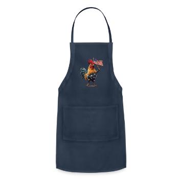 Rooster - Adjustable Apron - navy - Front - Julia (174cm)