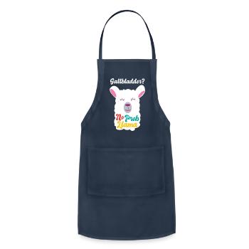 Gallbladder Surgery - Adjustable Apron - navy - Front - Julia (174cm)