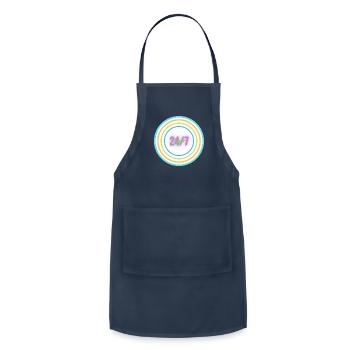24/7 open - Adjustable Apron - navy - Front - Julia (174cm)