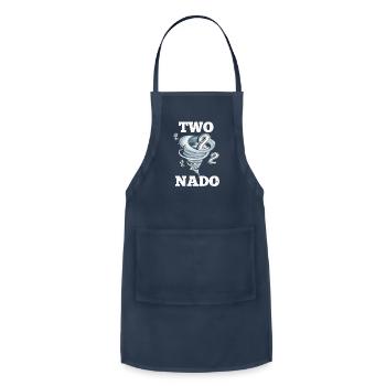 2 Birthday Tornado - Adjustable Apron - navy - Front - Julia (174cm)