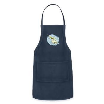Airplane connection flying Airplane connection fly - Adjustable Apron - navy - Front - Julia (174cm)