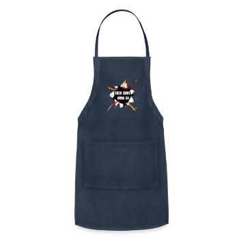 Easy come , Easy go - Adjustable Apron - navy - Front - Julia (174cm)