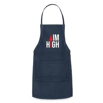 aim high - Adjustable Apron - navy - Front - Julia (174cm)