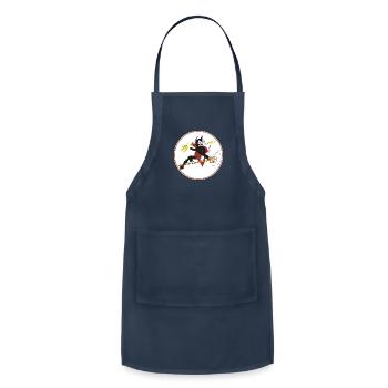Fighter Squadron 191 (VF-191) Satan's Kittens - Adjustable Apron - navy - Front - Julia (174cm)