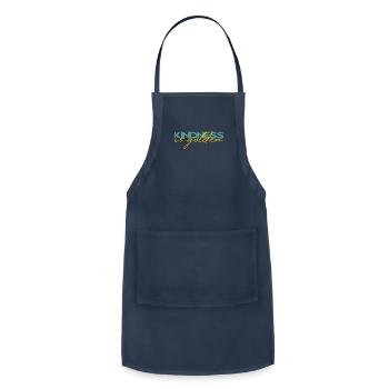 Kindness Is Golden - Adjustable Apron - navy - Front - Julia (174cm)