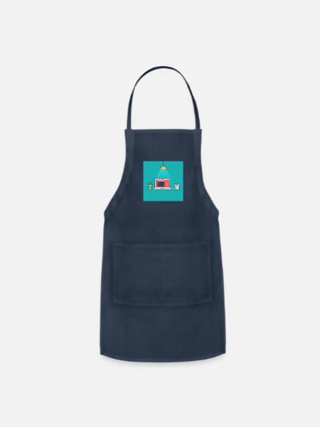 111coding - Adjustable Apron - navy