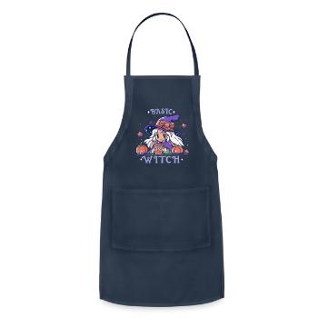Basic Witch - Adjustable Apron - navy - Front - Julia (174cm)