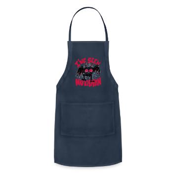 I have seen mothman I have seen mothman inspiratio - Adjustable Apron - navy - Front - Julia (174cm)