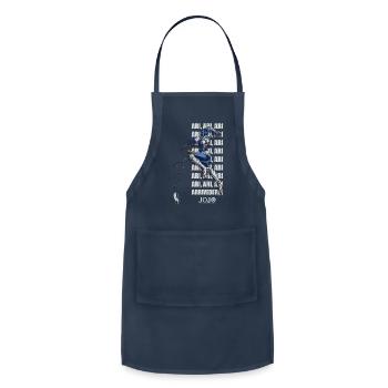 Jojo'S Bizarre Adventure Zipper Vertical - Adjustable Apron - navy - Front - Julia (174cm)