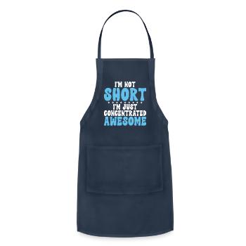 Im Not Short Im Just Concentrated Awesome Short - Adjustable Apron - navy - Front - Julia (174cm)