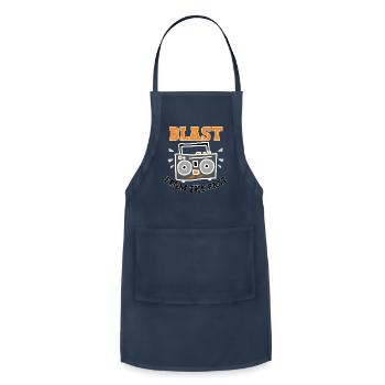 Blast from the Past b - Adjustable Apron - navy - Front - Julia (174cm)