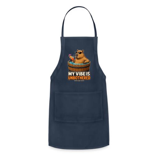 Unbothered Beaver in Wooden Tub - Adjustable Apron