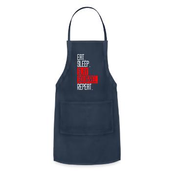 Squirrel Hunting Prey Marrmots Hunter Chipmunks - Adjustable Apron - navy - Front - Julia (174cm)