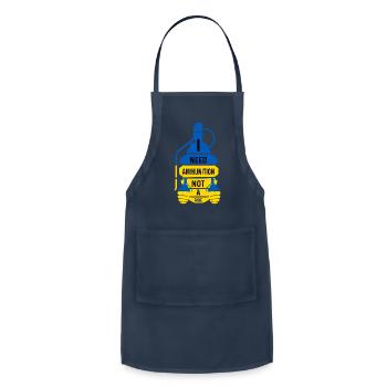 I Need Ammunition Not A Ride - Adjustable Apron - navy - Front - Julia (174cm)