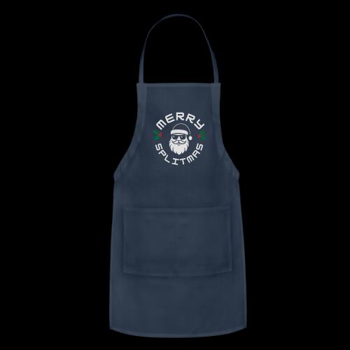 Ho! Ho! Ho! Split Decision Smiling Santa - Adjustable Apron