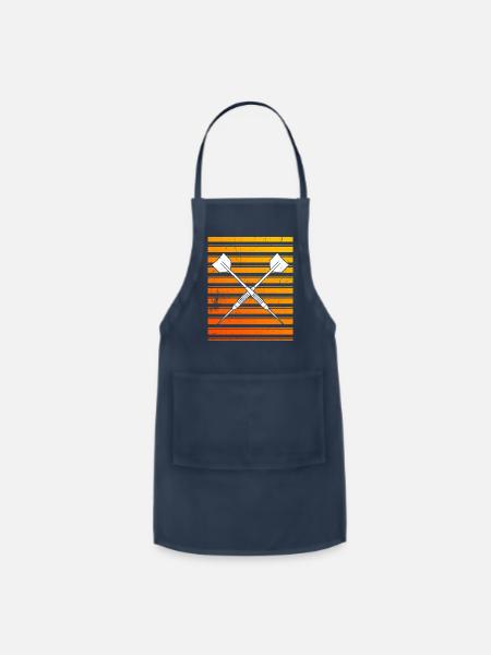 Line Sunset Dart - Adjustable Apron - navy