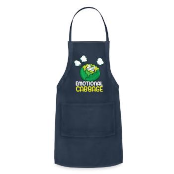 Emotional Cabbage - Adjustable Apron - navy - Front - Julia (174cm)