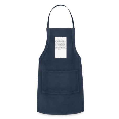 Text from a Football Commit - Adjustable Apron