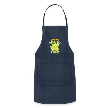 Cell Phone Humor It's Cell Fie Time - Adjustable Apron - navy - Front - Julia (174cm)