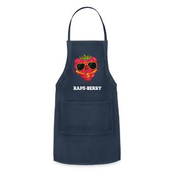 Raps Berry Cute Rapper Berry - Adjustable Apron - navy - Front - Julia (174cm)