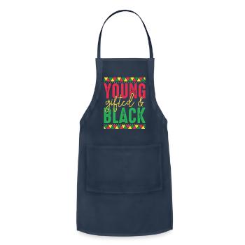 Young Ed Black - Adjustable Apron - navy - Front - Julia (174cm)