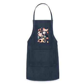 Harmonious Fusion - Adjustable Apron - navy - Front - Julia (174cm)