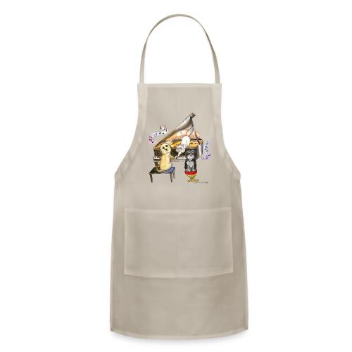 Furry Friends PianoTrio - Adjustable Apron
